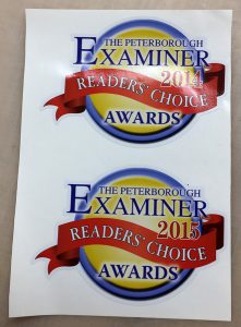 Peterborough Examiner Reader's Choice Label